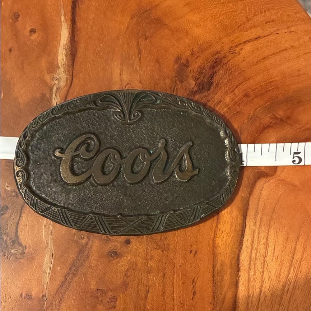 coors belt buckle✨